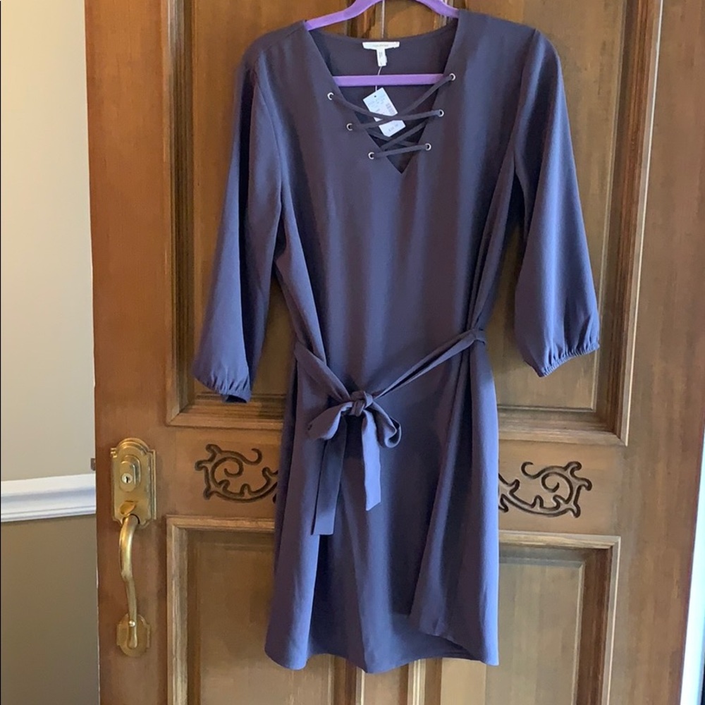 Purple long sleeve dress